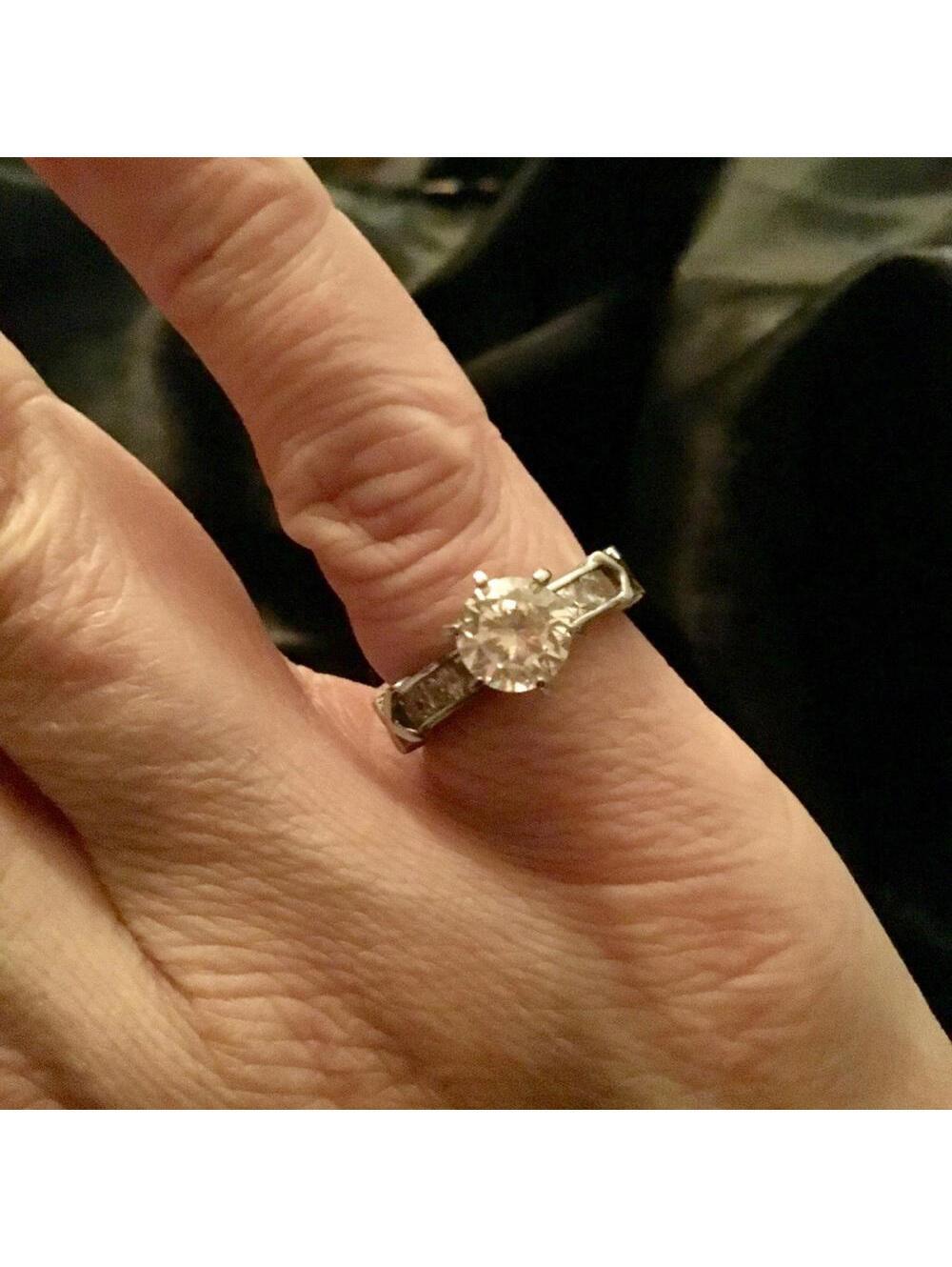 6 Up High Ring silver filled